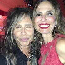 Luciana Gimenez negocia entrevista exclusiva com Steven Tyler