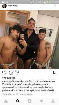 Day McCarthy expõe foto íntima de Leo Dias e o acusa de pedofilia