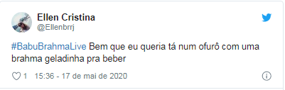 Babu fez live com participação de ex-BBBs e famosos