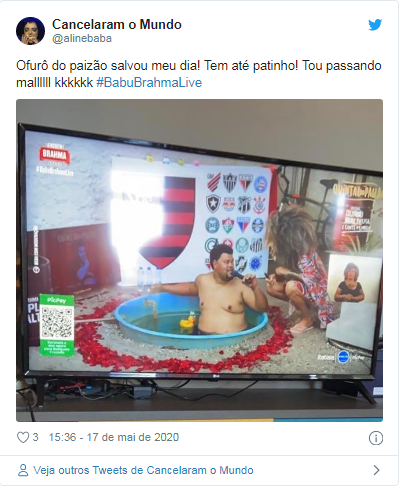 Babu fez live com participação de ex-BBBs e famosos