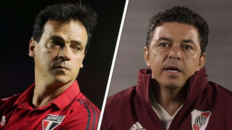 Libertadores: Como São Paulo x River Plate será um 'choque de estilos' entre Diniz e Gallardo