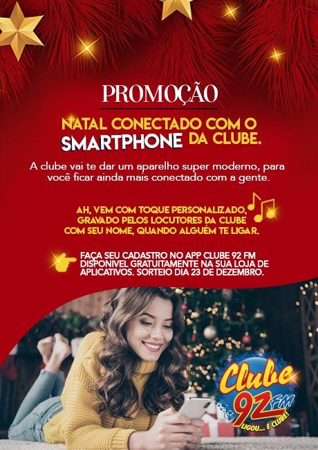 Natal conectado com o Smartphone da Clube