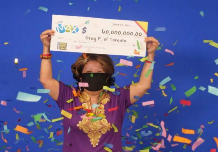 Mulher ganha U$ 60 milhões na loteria graças a sonho do marido