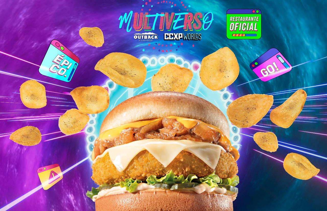 CCXPW21: Outback lança dois burgers épicos (um vegetariano!) por tempo limitadíssimo