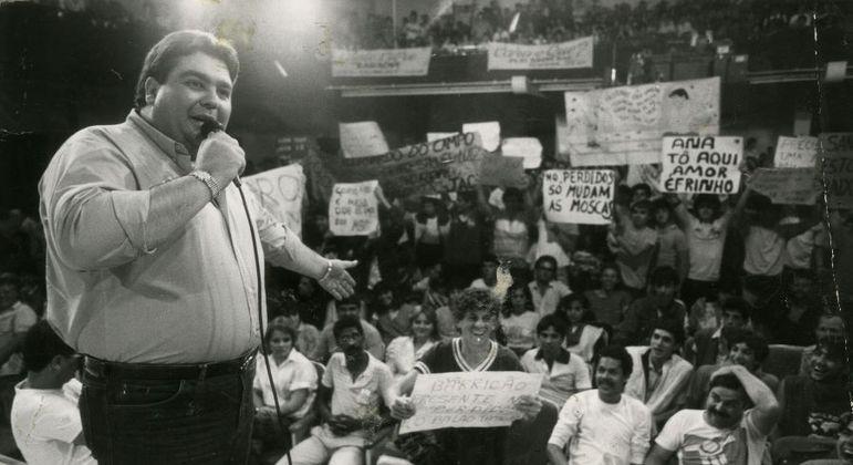 Os primórdios de Fausto Silva na Band marcou toda uma geração