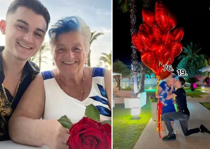 A relação de um jovem de 19 anos com idosa de 79 anos viraliza na internet