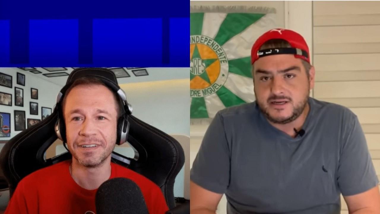 Clima tenso nas redes sociais: Tiago Leifert X Felipe Neto