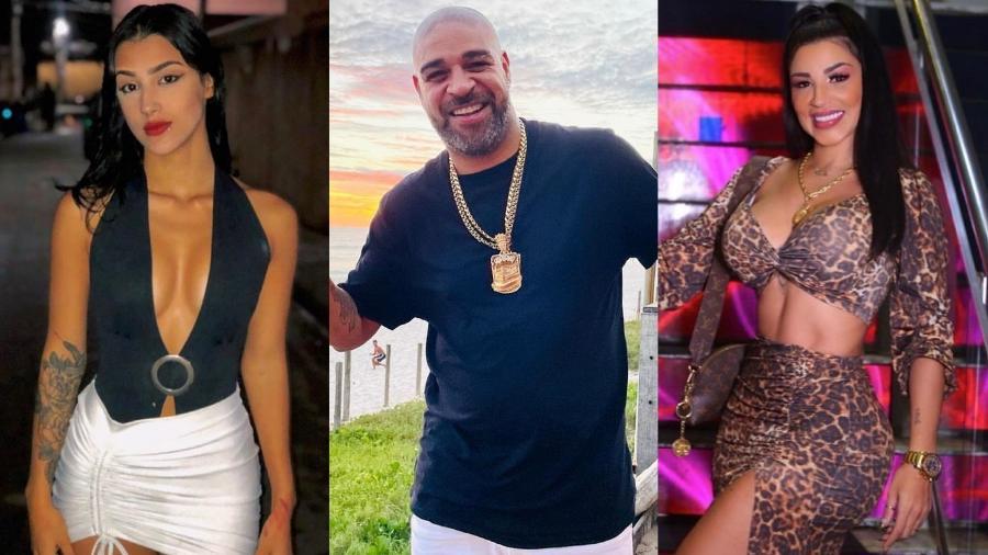 O ex-jogador Adriano Imperador fica com neta de Gretchen e causa desentendimento na família