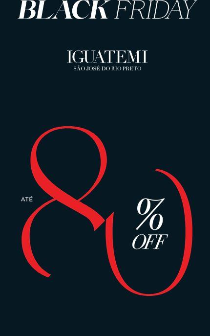 Black Friday 2022: Shopping Iguatemi São José do Rio Preto prepara descontos especiais de até 80%