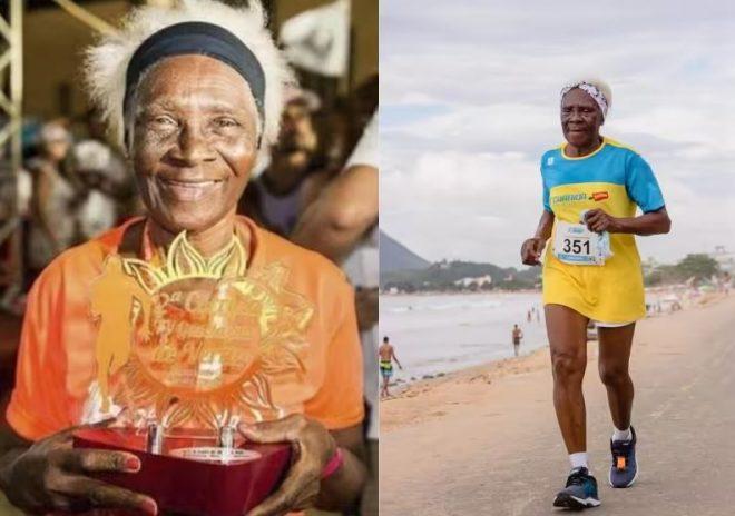 Aos 96 anos, vovó corredora esbanja disposição em provas de corrida