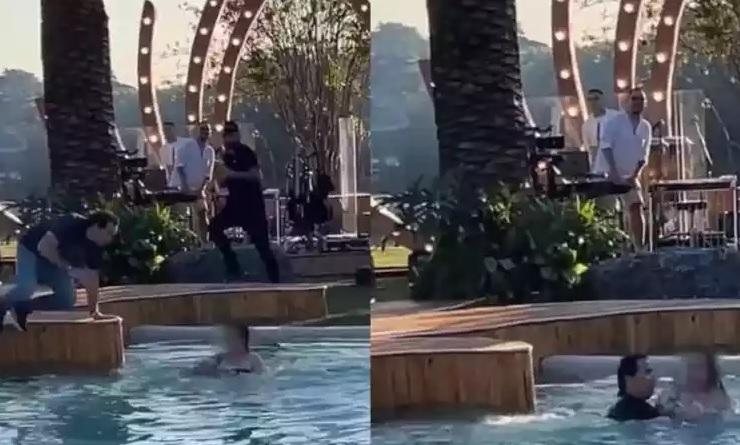 Incidente na gravação do DVD de Gusttavo Lima: convidada se afoga na piscina
