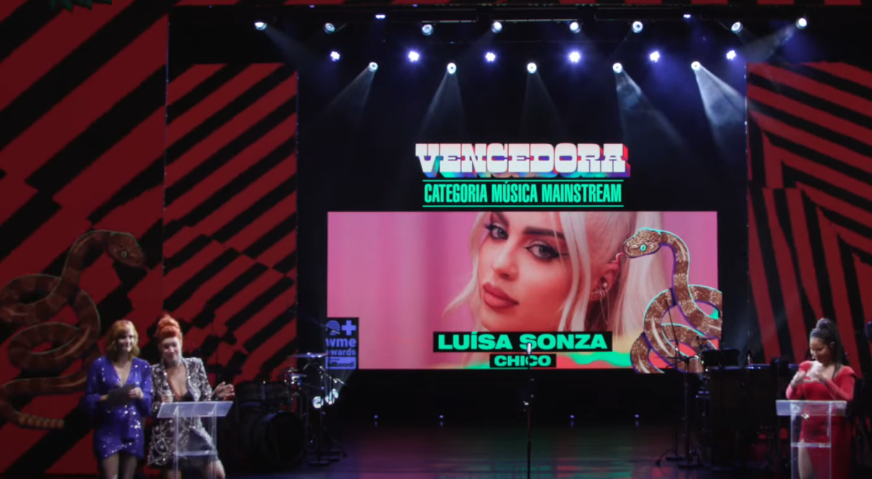 Luísa Sonza Vence Categoria no WME Awards, mas Não Recebe Prêmio Pessoalmente