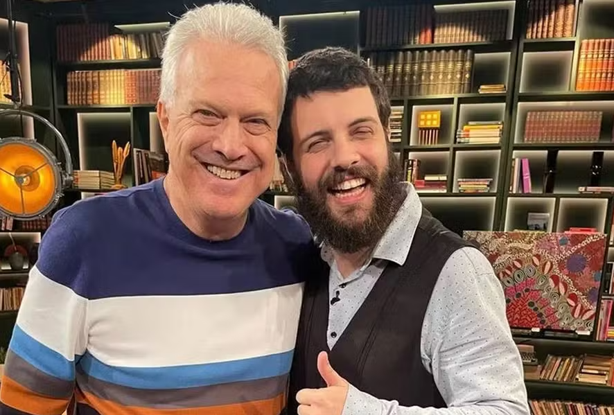 Semelhança Entre Pedro Bial e Diogo Defante Gera Comentários nas Redes Sociais