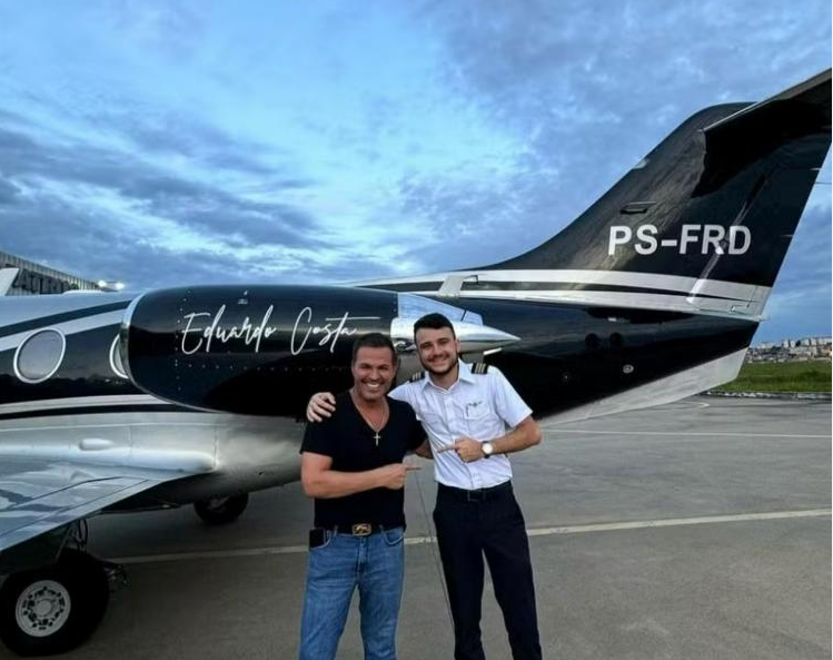 Eduardo Costa Anuncia Nova Aquisição Milionária: Jatinho Hawker Beechcraft 400XP Personalizado