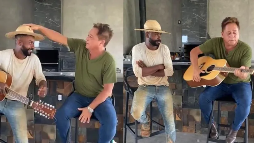 Leonardo Divulga Talento de Pedreiro Cantor