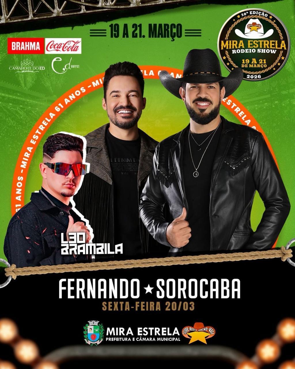 MIRA ESTRELA RODEIO SHOW 2026 38ª EDIÇÃO PROMETE SER O MAIOR EVENTO DA REGIÃO